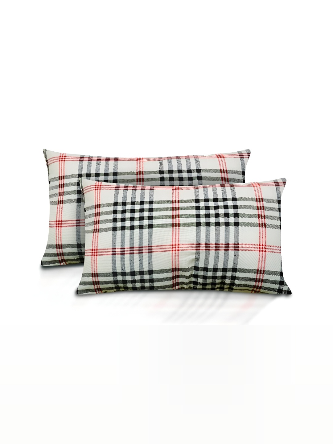 

Homerz White and Black 2 Pieces Lightweight Sleep Pillows
