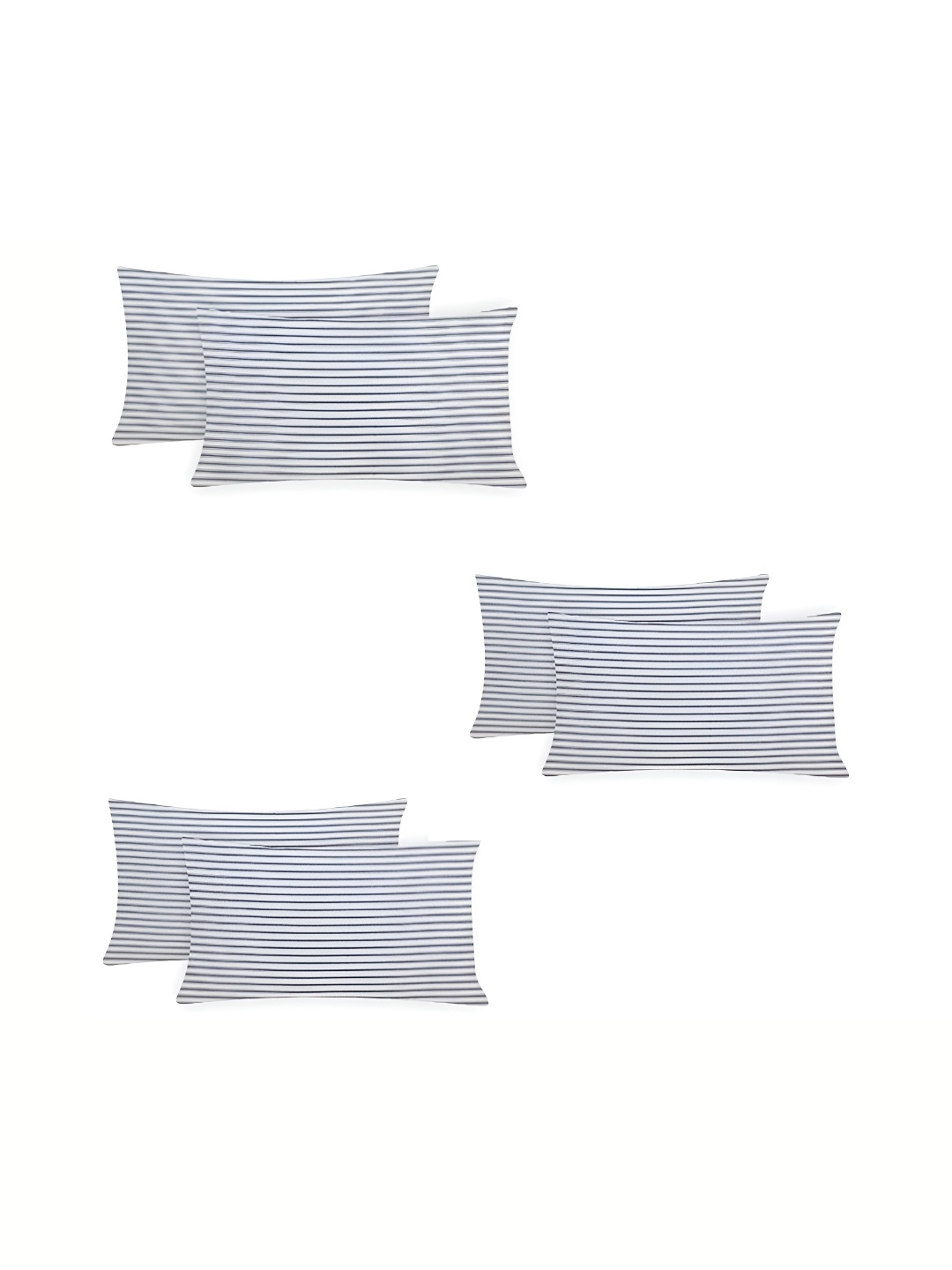 

Homerz White and Black 5 Pieces Lightweight Sleep Pillows