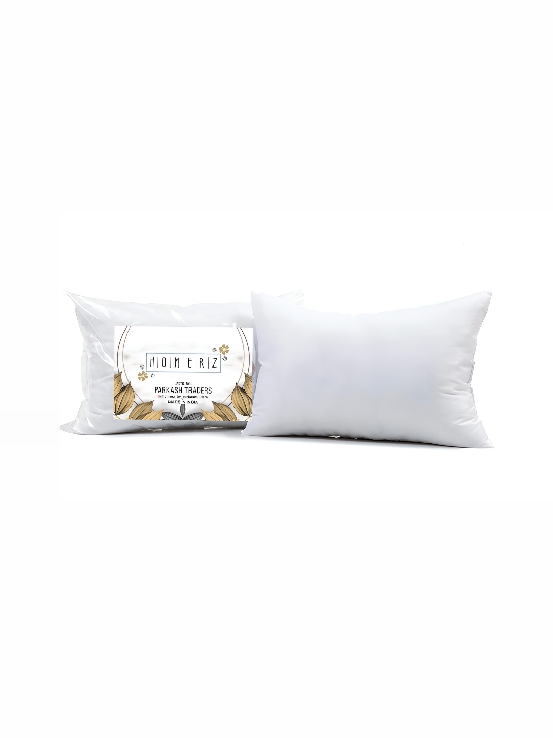 

Homerz White Set of 2 Polycotton Lightweight Sleep Pillow