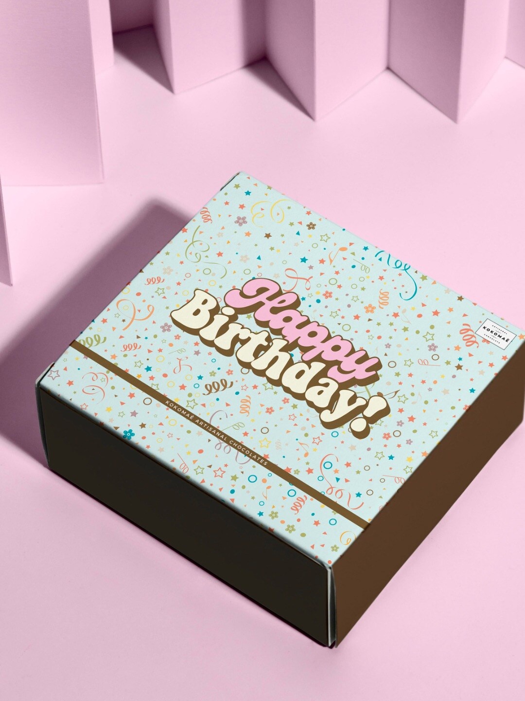 

Kokomae Artisanal Chocolate Birthday Bash Hamper, Brown