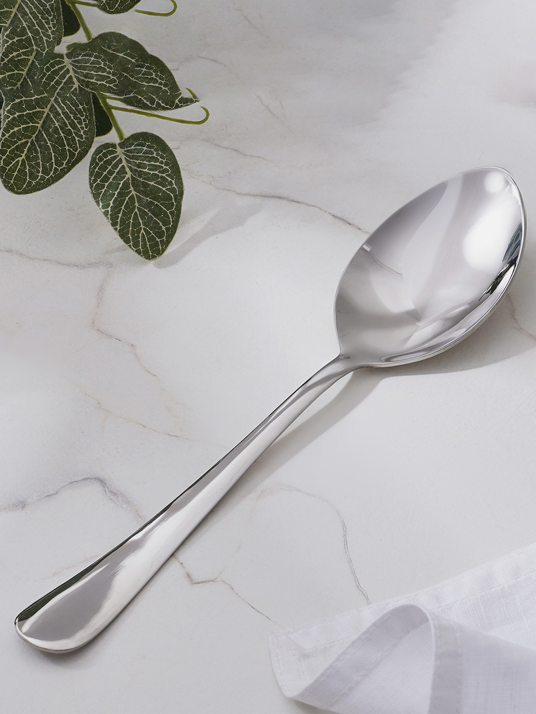 

Home Centre Glister Rosemary Stainless Steel Serving Spoon, Silver