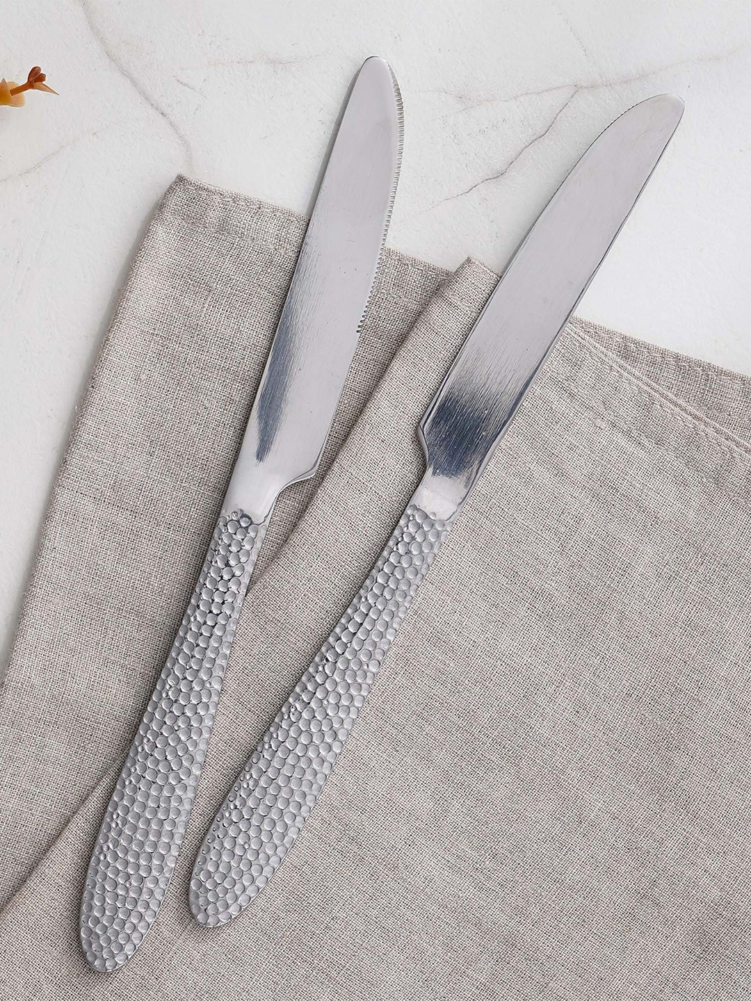 

Home Centre Glister Elke Set of 2 Stainless Steel Dinner Knives, Silver