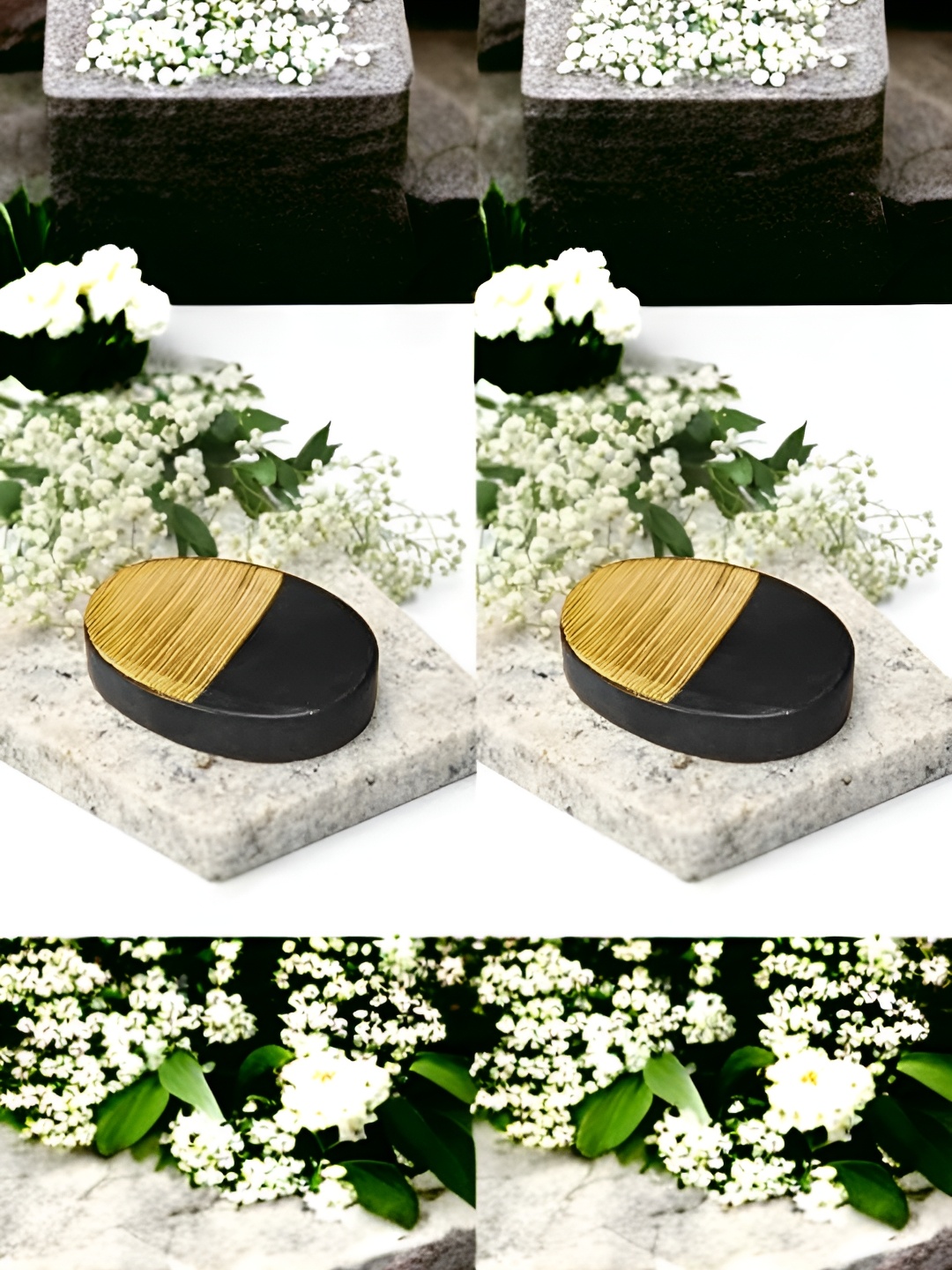 

The Better Home Black 2 Ceramic Soap Dish