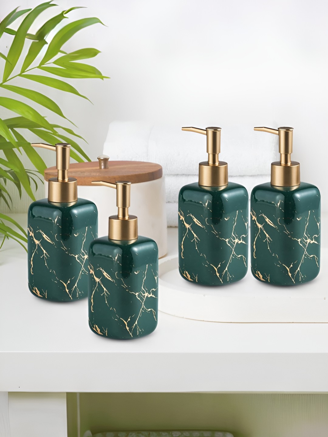 

The Better Home Green 4 Ceramic Soap Dispenser