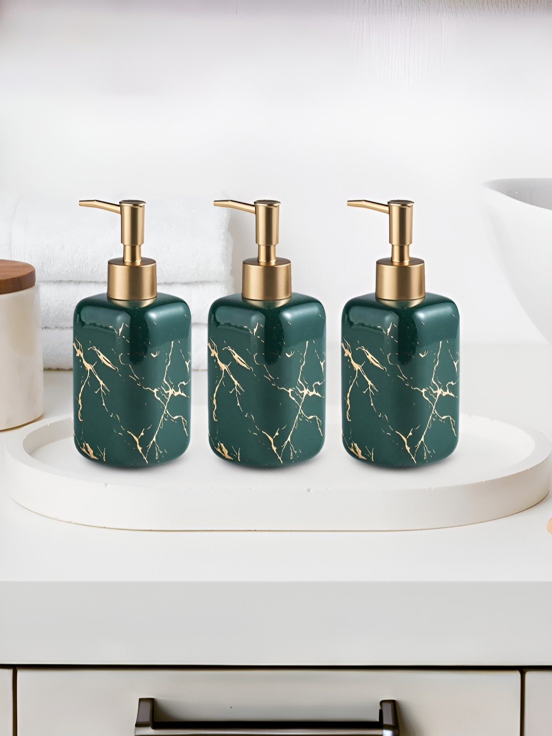 

The Better Home Green 3 Ceramic Soap Dispenser