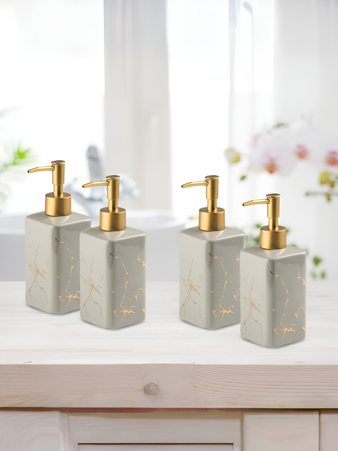

The Better Home Grey 4 Ceramic Soap Dispenser