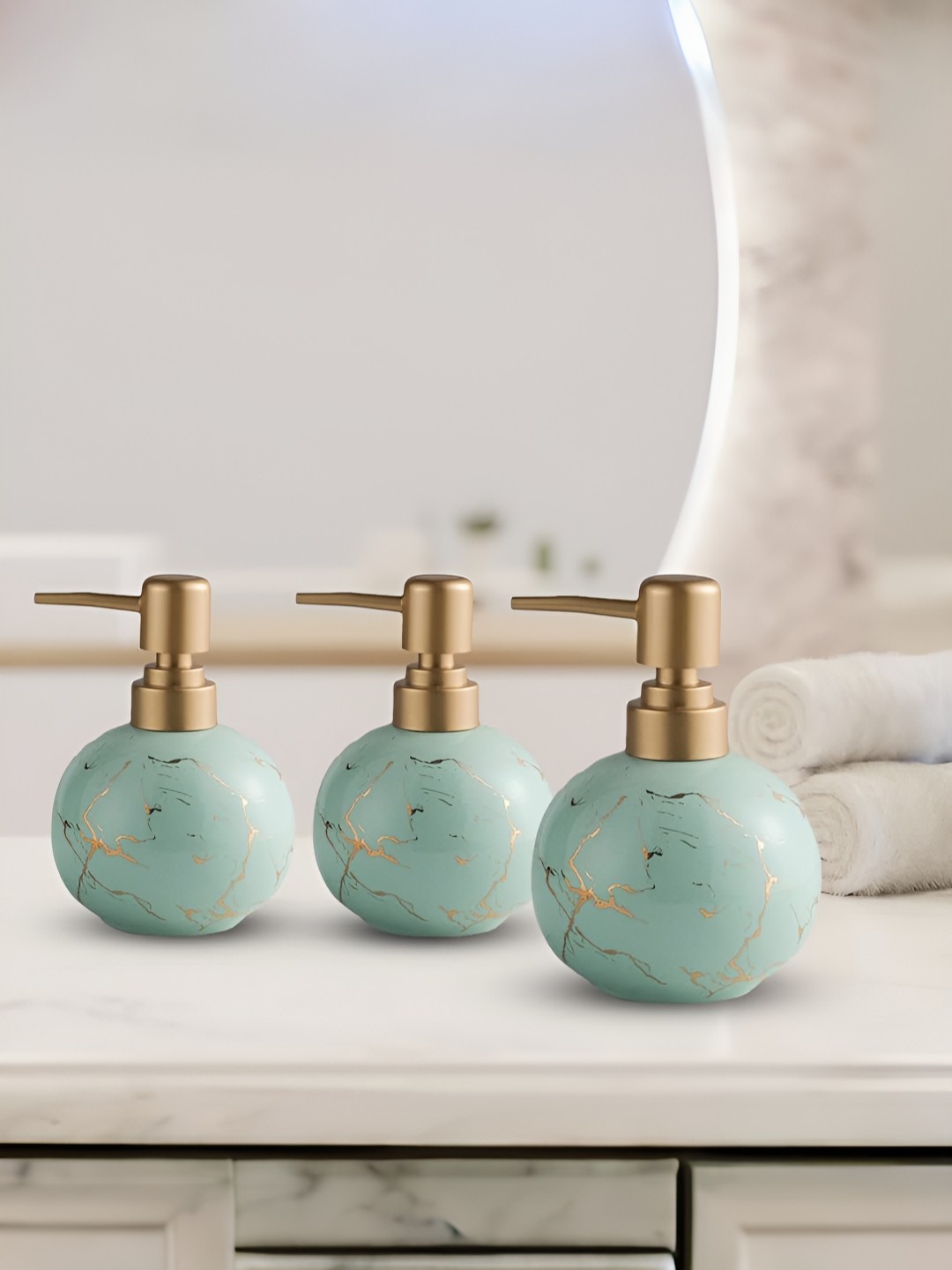 

The Better Home Blue 3 Ceramic Soap Dispenser