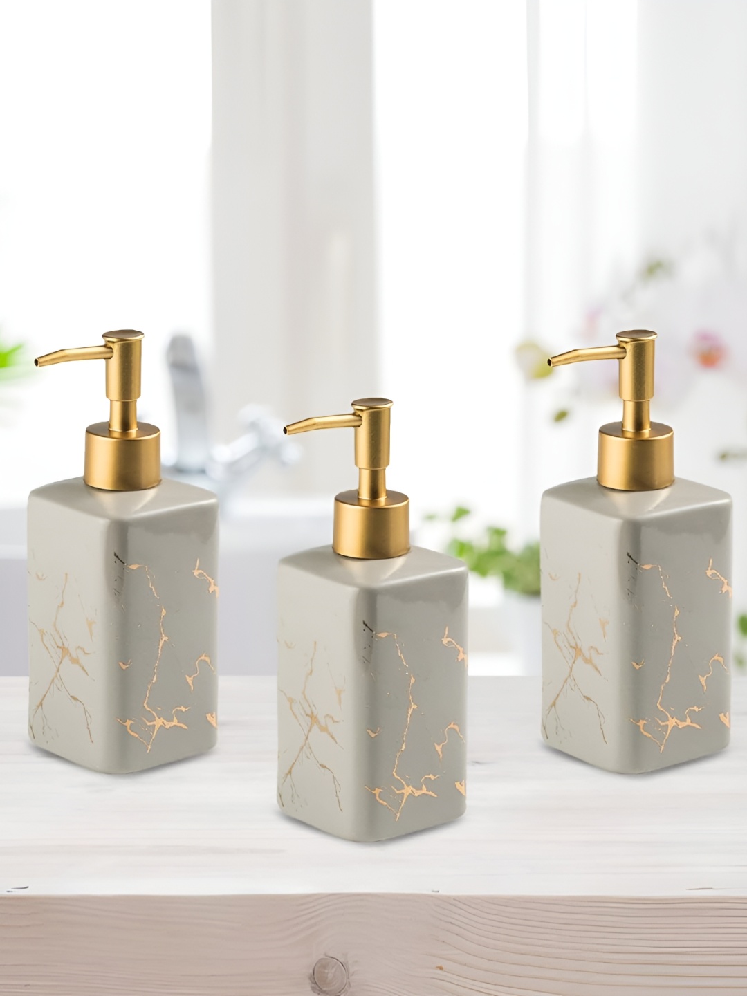 

The Better Home Grey 3 Ceramic Soap Dispenser