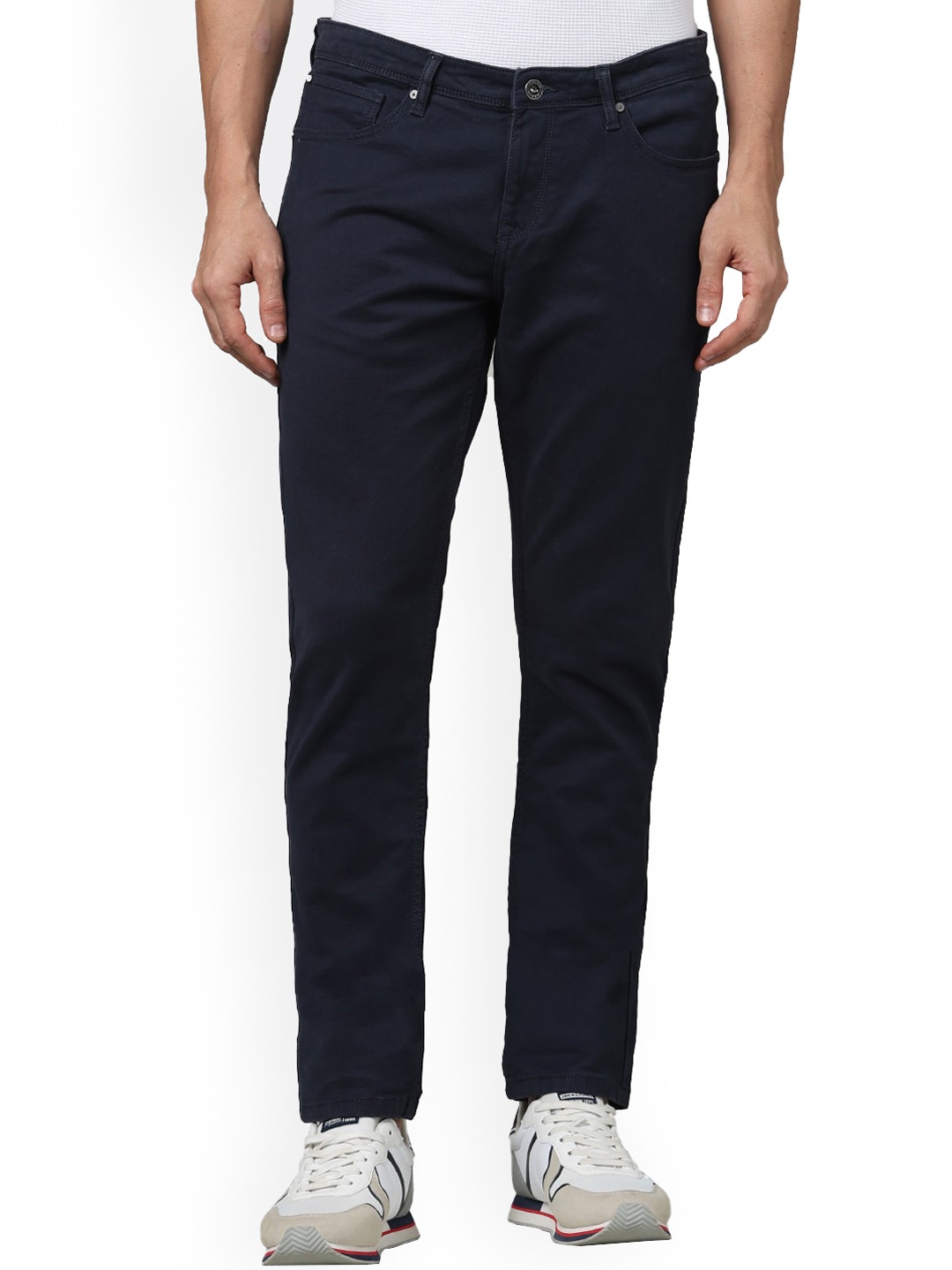 

Celio Men Jean Slim Fit Clean Look Mid-Rise Cotton Jeans, Grey