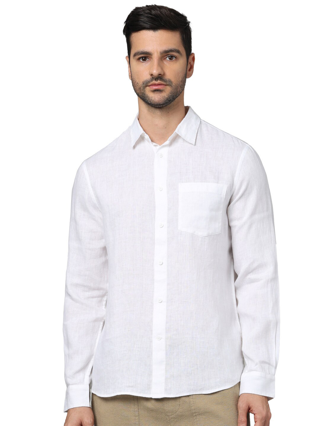 

Celio Classic Linen Casual Shirt, White