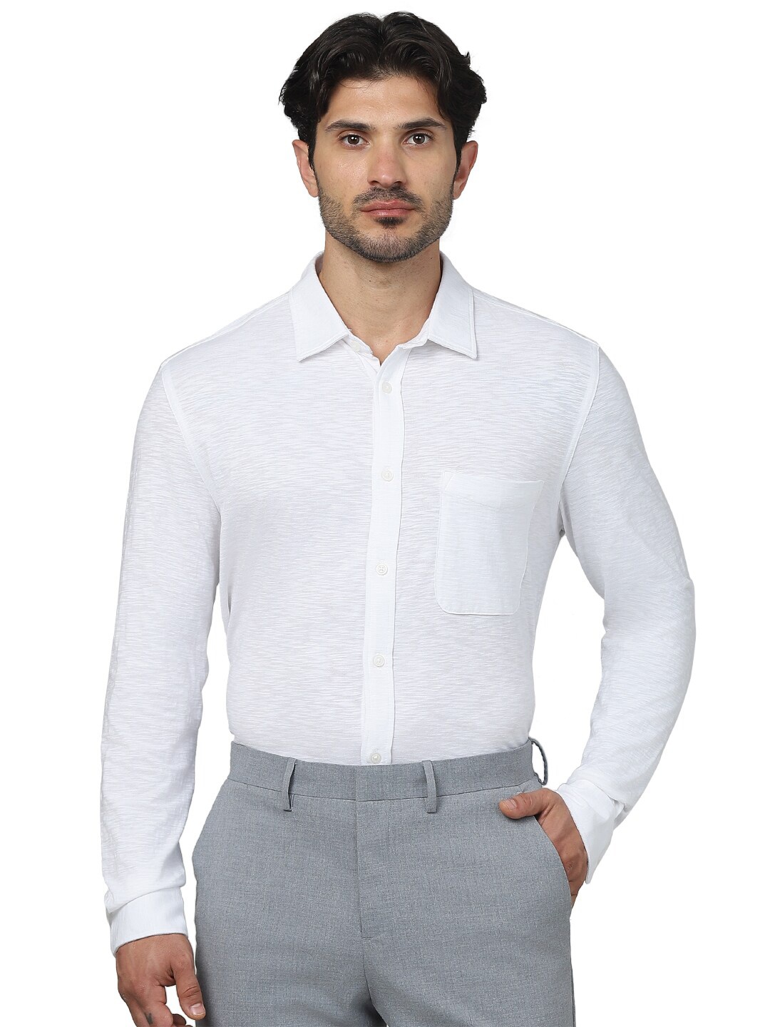 

Celio Classic Cotton Casual Shirt, White