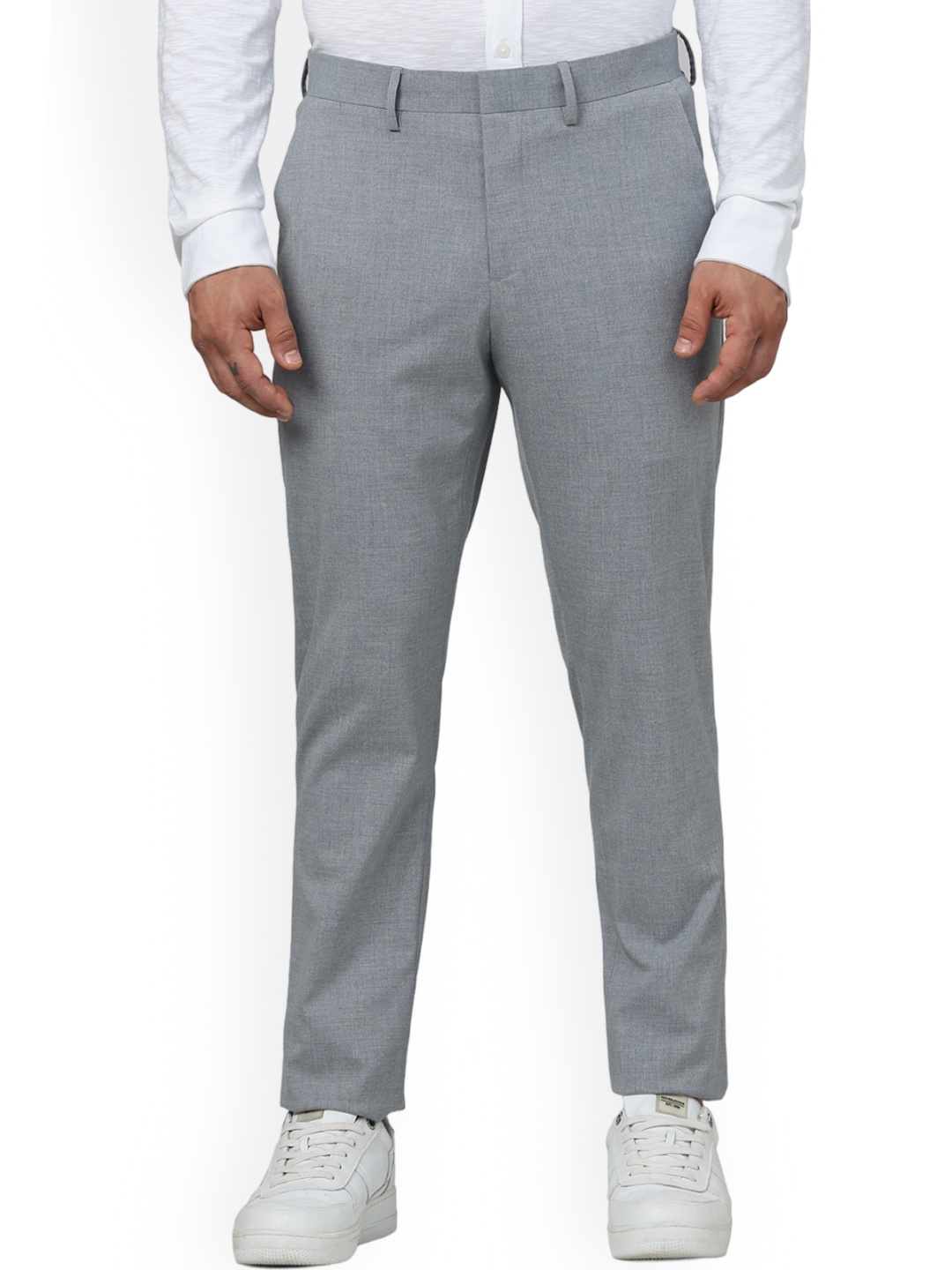 

Celio Men Slim Fit Formal Trousers, Grey