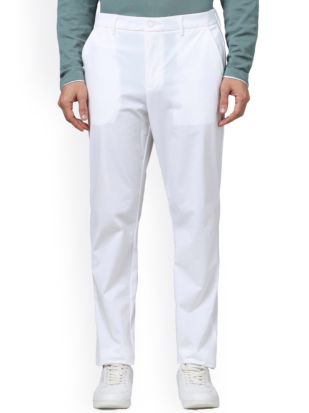 

Celio Men Slim Fit Trousers, White