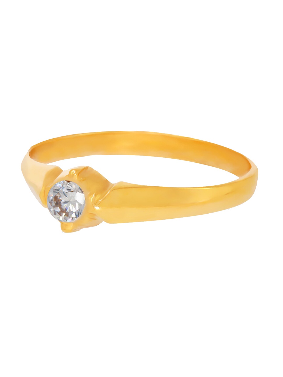 

BHIMA 22K Hallmark 916 Purity Yellow Gold Square Stone Stud