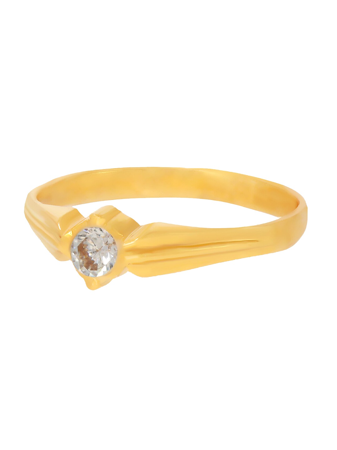 

BHIMA 18K Hallmark (750) Purity Yellow Gold Rosepolish Stone Ringstud