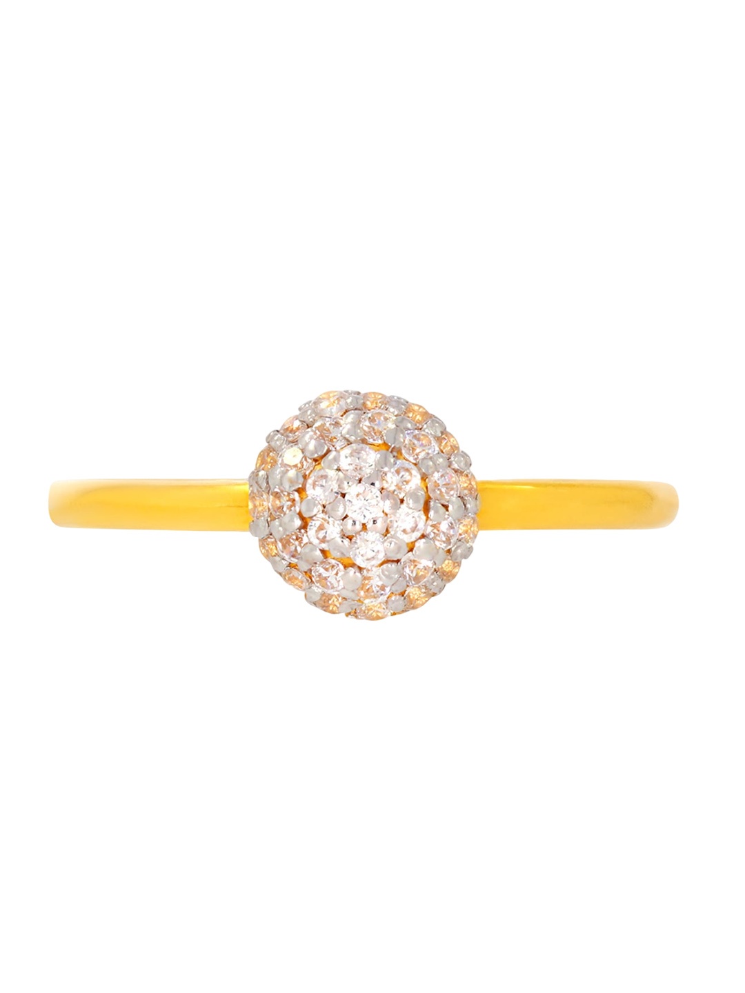 

BHIMA 22K Hallmark 916 Purity Yellow Gold Stone Ring