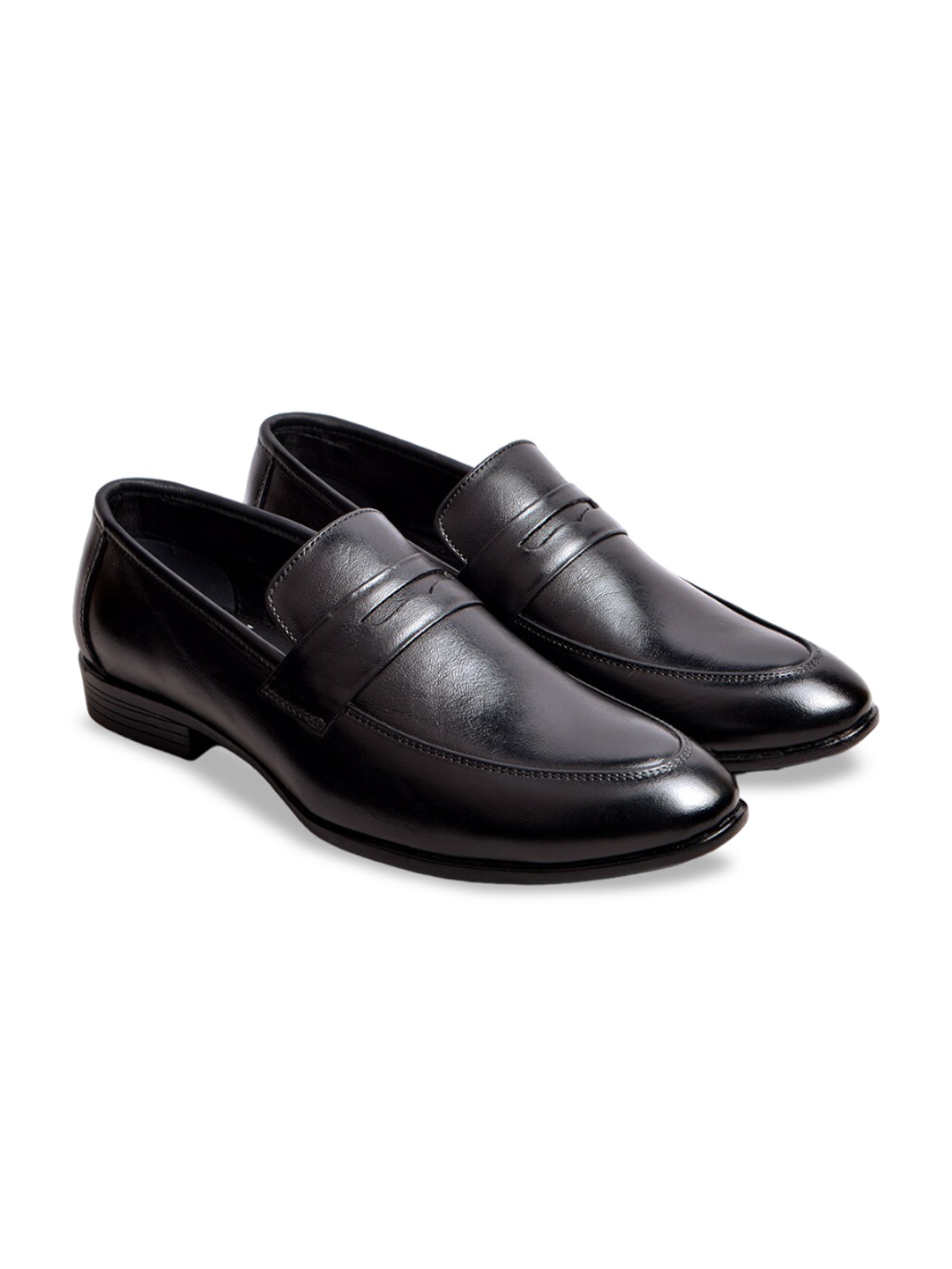 

Cliff Fjord Men Leather Formal Loafers, Black