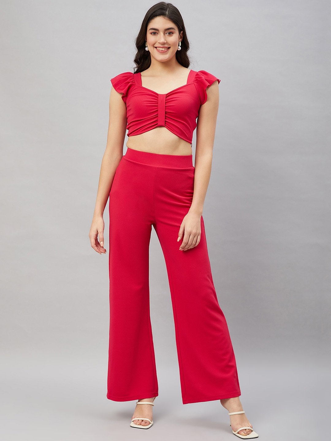 

Orchid Blues Top With Trousers, Fuchsia