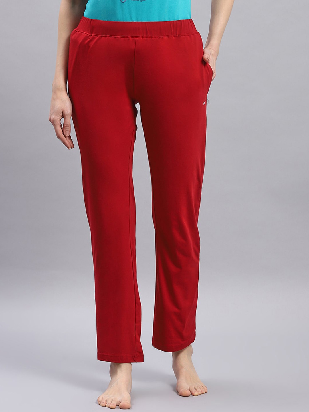 

Monte Carlo Women Mid Rise Lounge Pants, Maroon