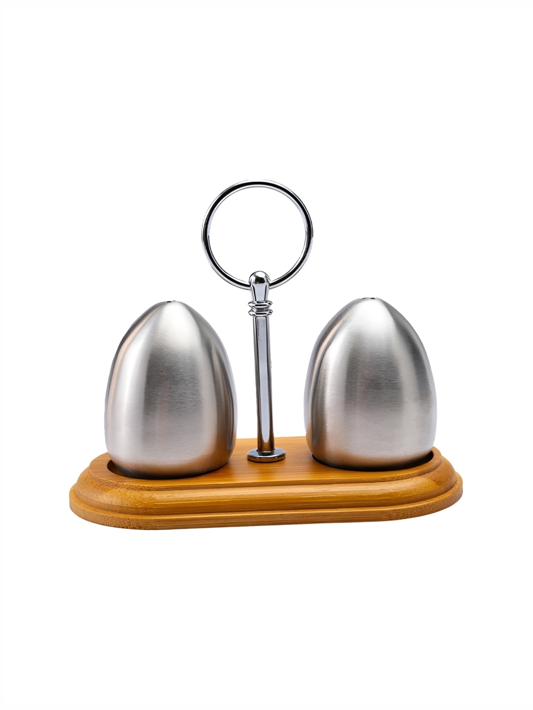 

The Better Home Silver-Toned Stainless Steel Salt and Pepper Shakers