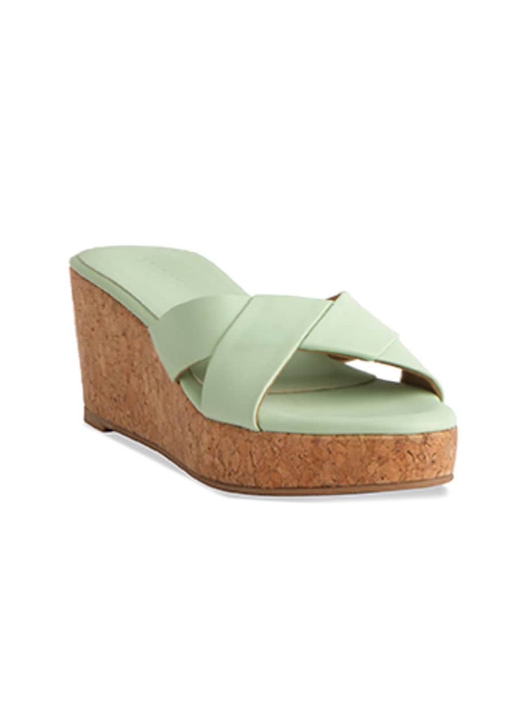 

ERIDANI Wedge Sandals, Green