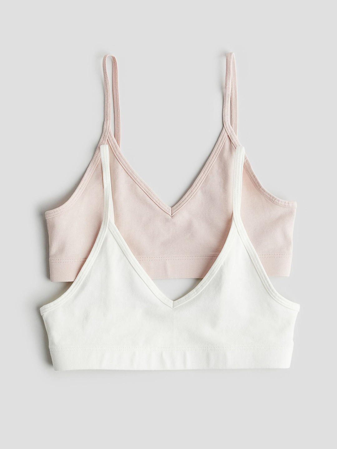 

H&M Girls Pack of 2 Sleeveless Tops, Pink