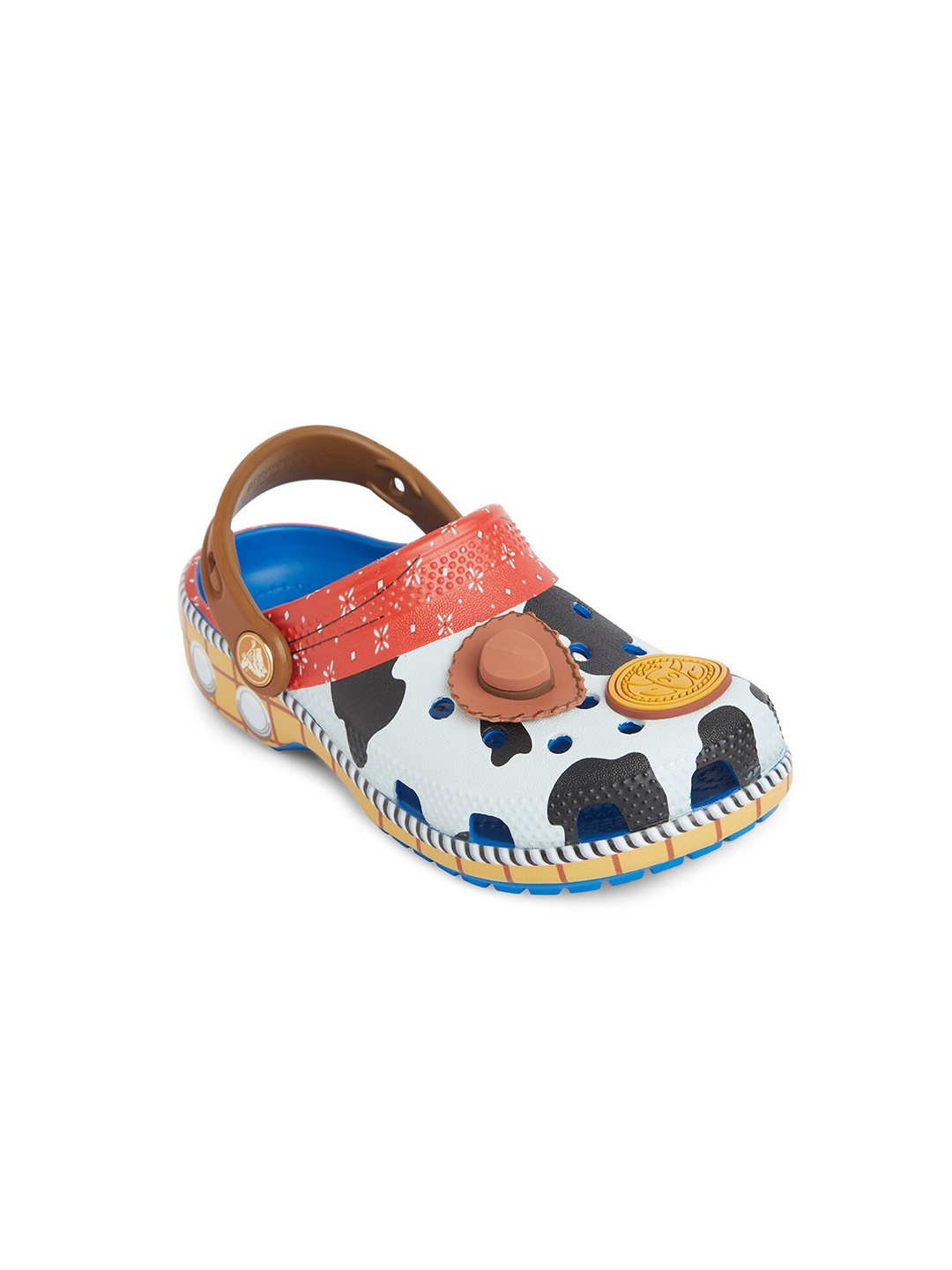 

Crocs Kids Printed Applique Detailed Croslite Clogs, White