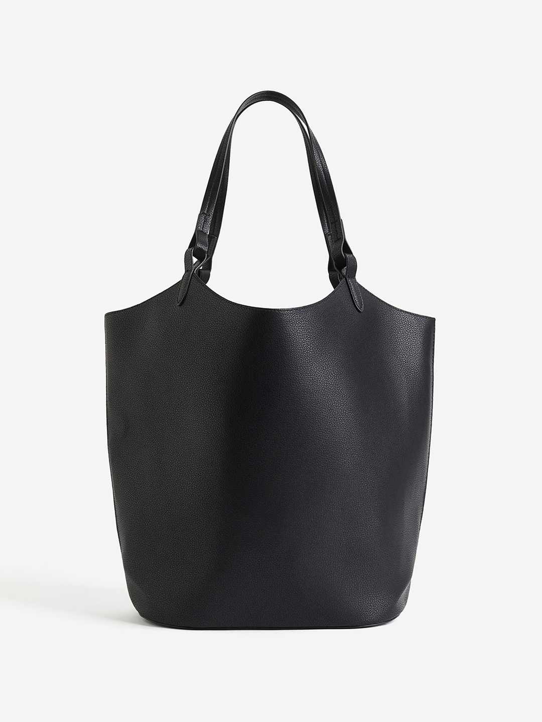 

H&M Coated Shopper, Black