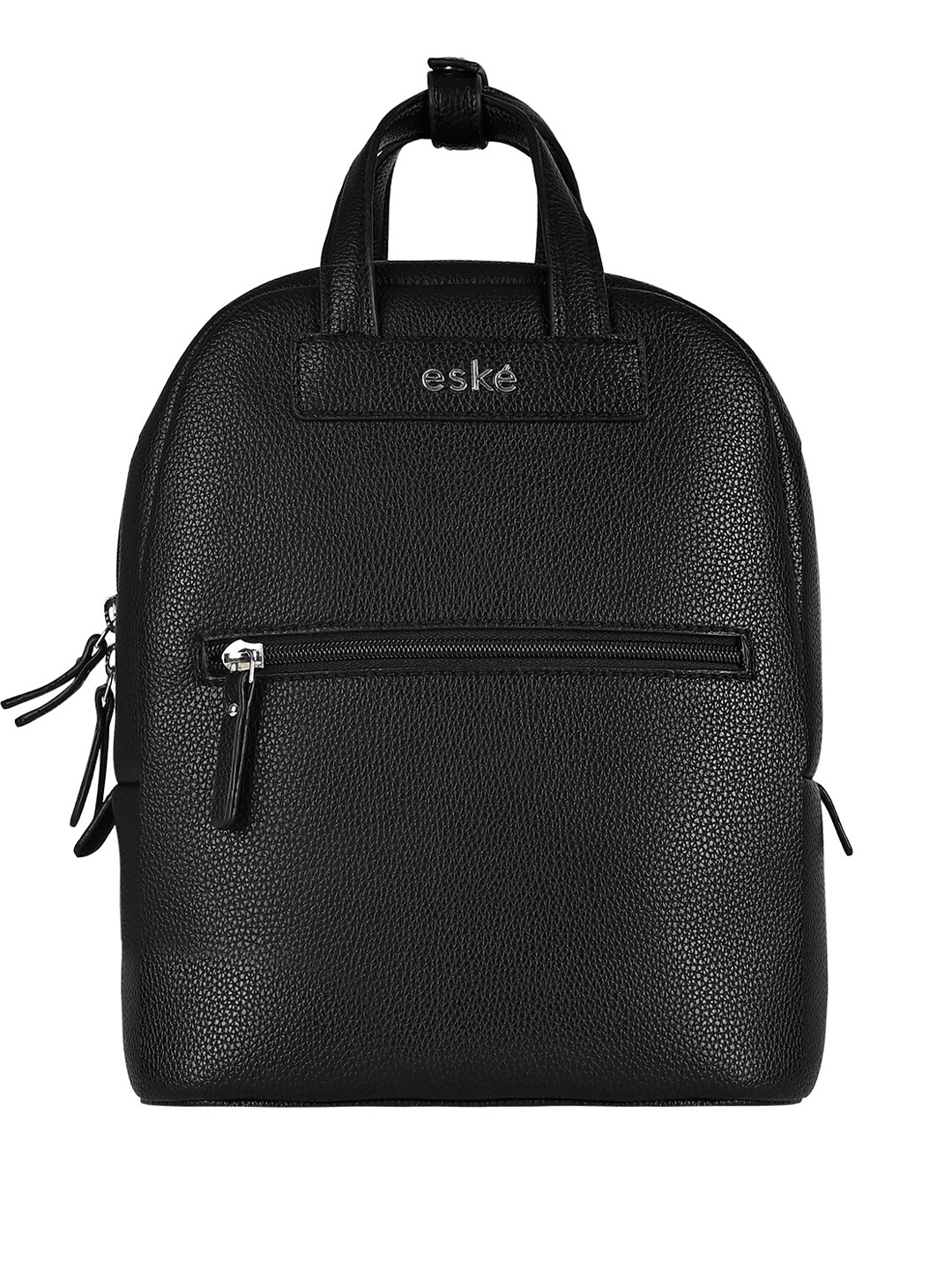 

Eske Unisex Textured Backpack, Black