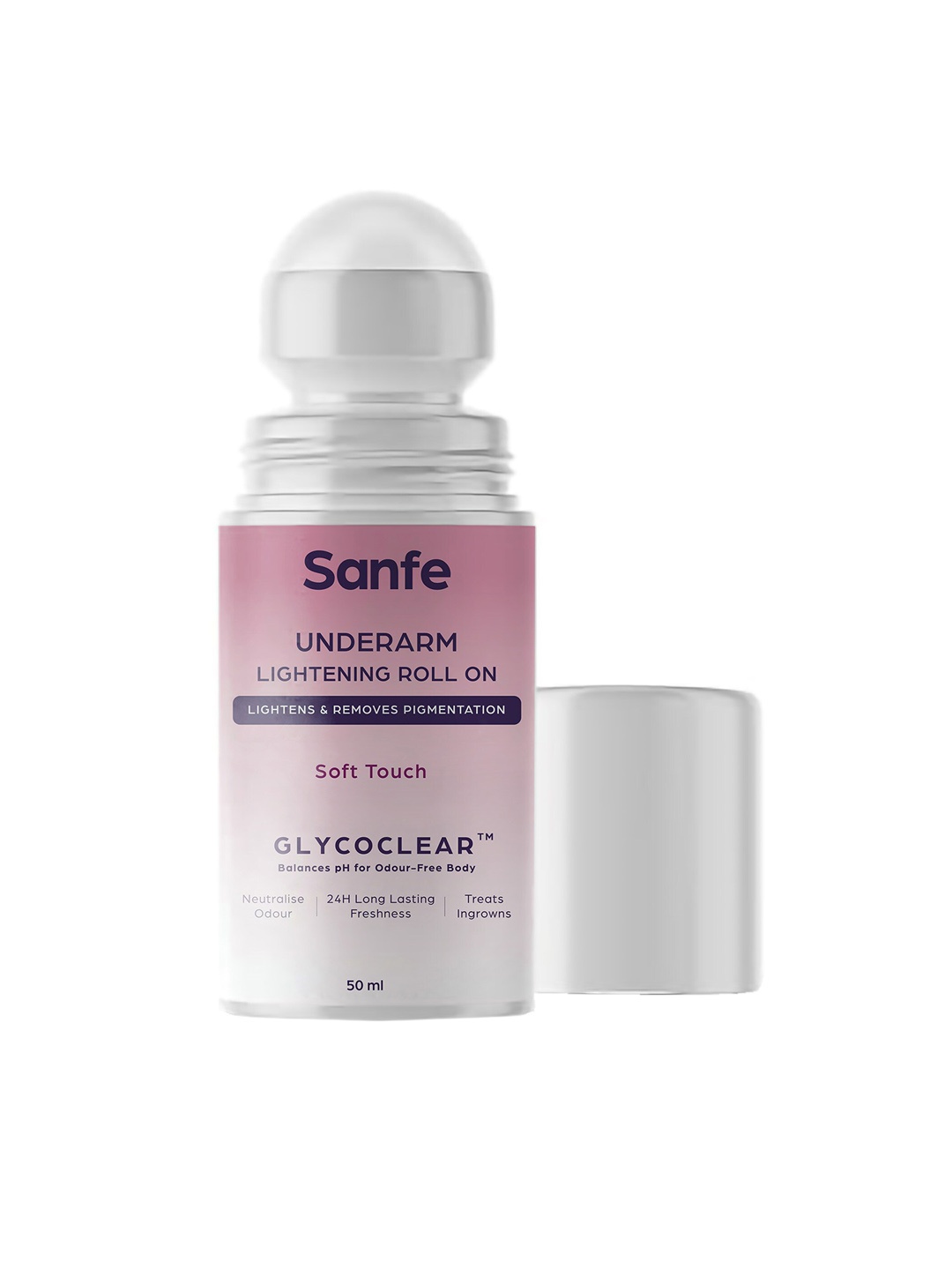 

Sanfe Soft Touch Underarm Lightening Roll On - 50 ml, White