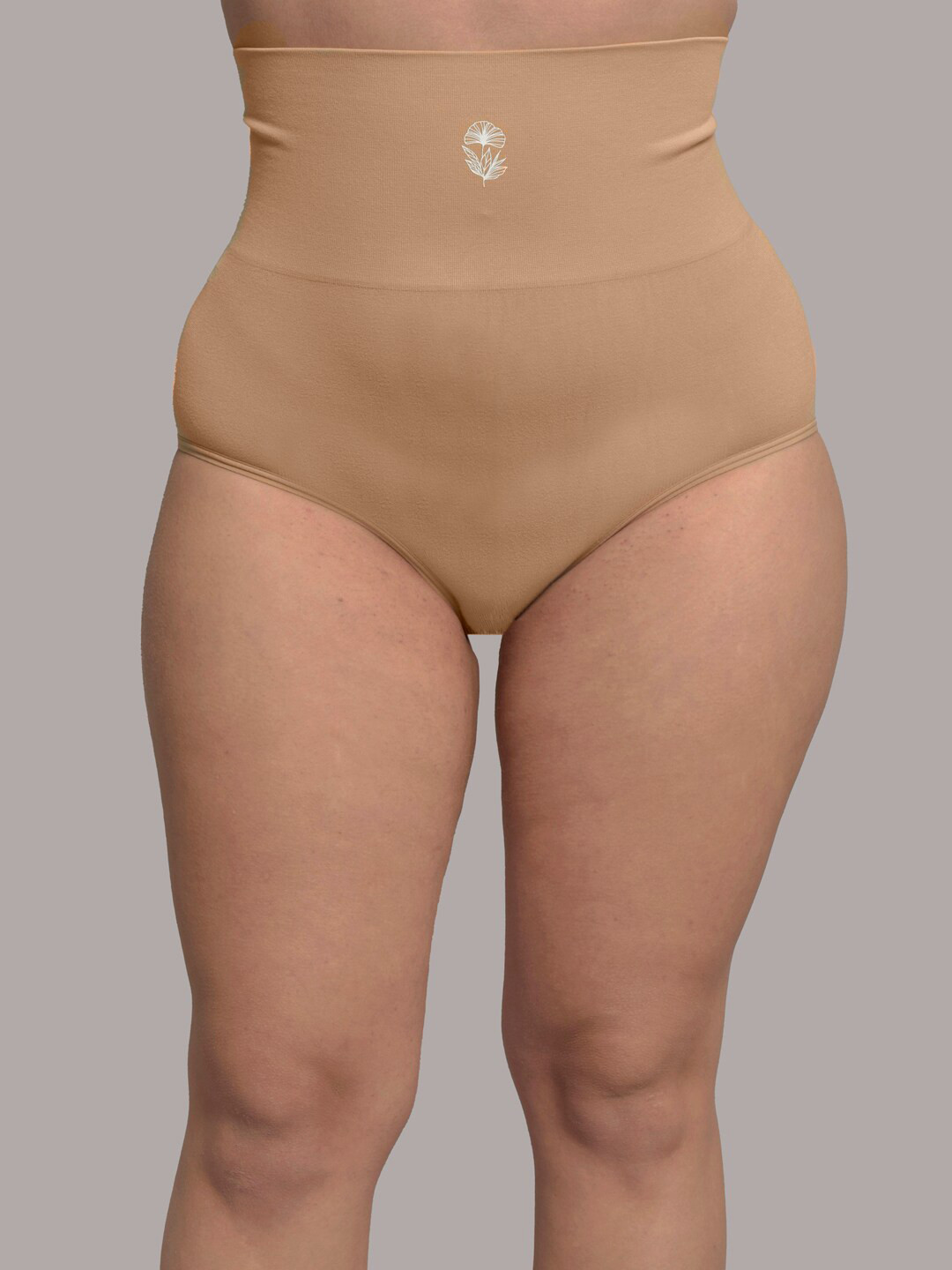 

Inner Sense Plus Size Bamboo Seamless Tummy Tucker, Beige
