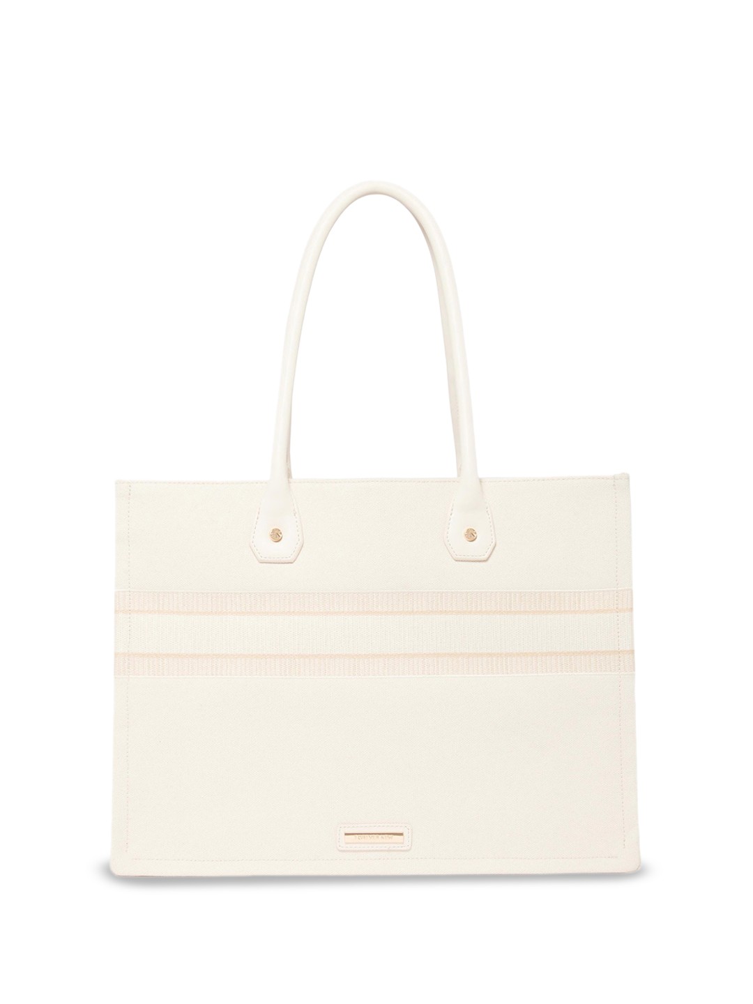 

Forever New PU Swagger Tote Bag with Quilted, White