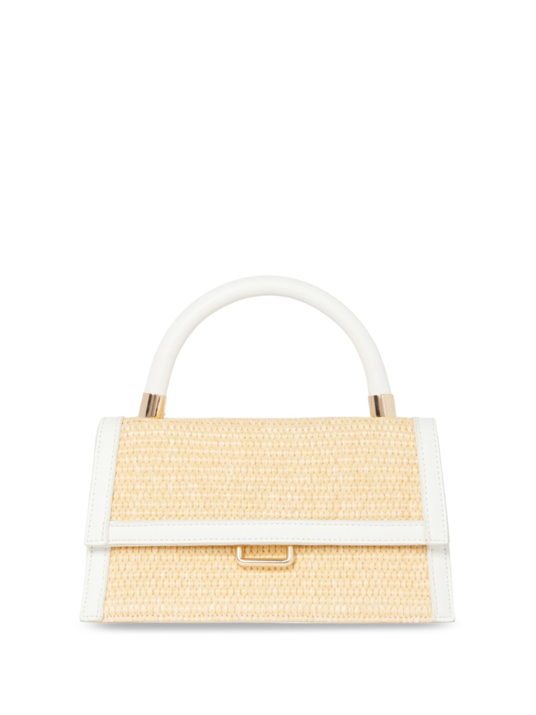 

Forever New PU Swagger Tote Bag with Cut Work, White