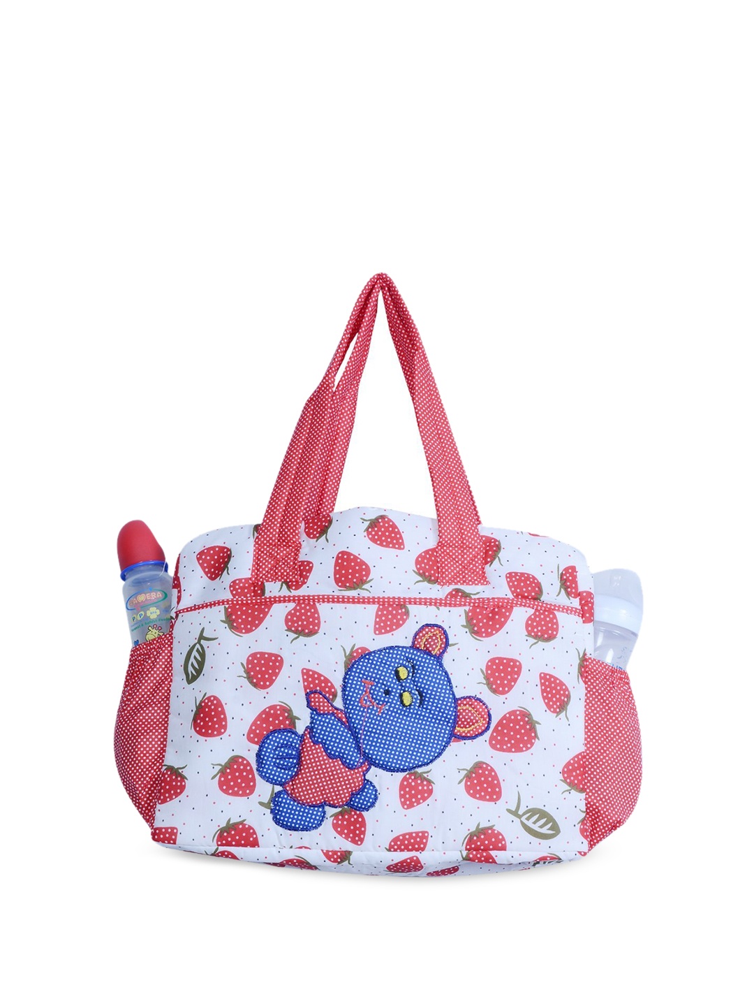

BAESD Kids Printed Diaper Bag, Red