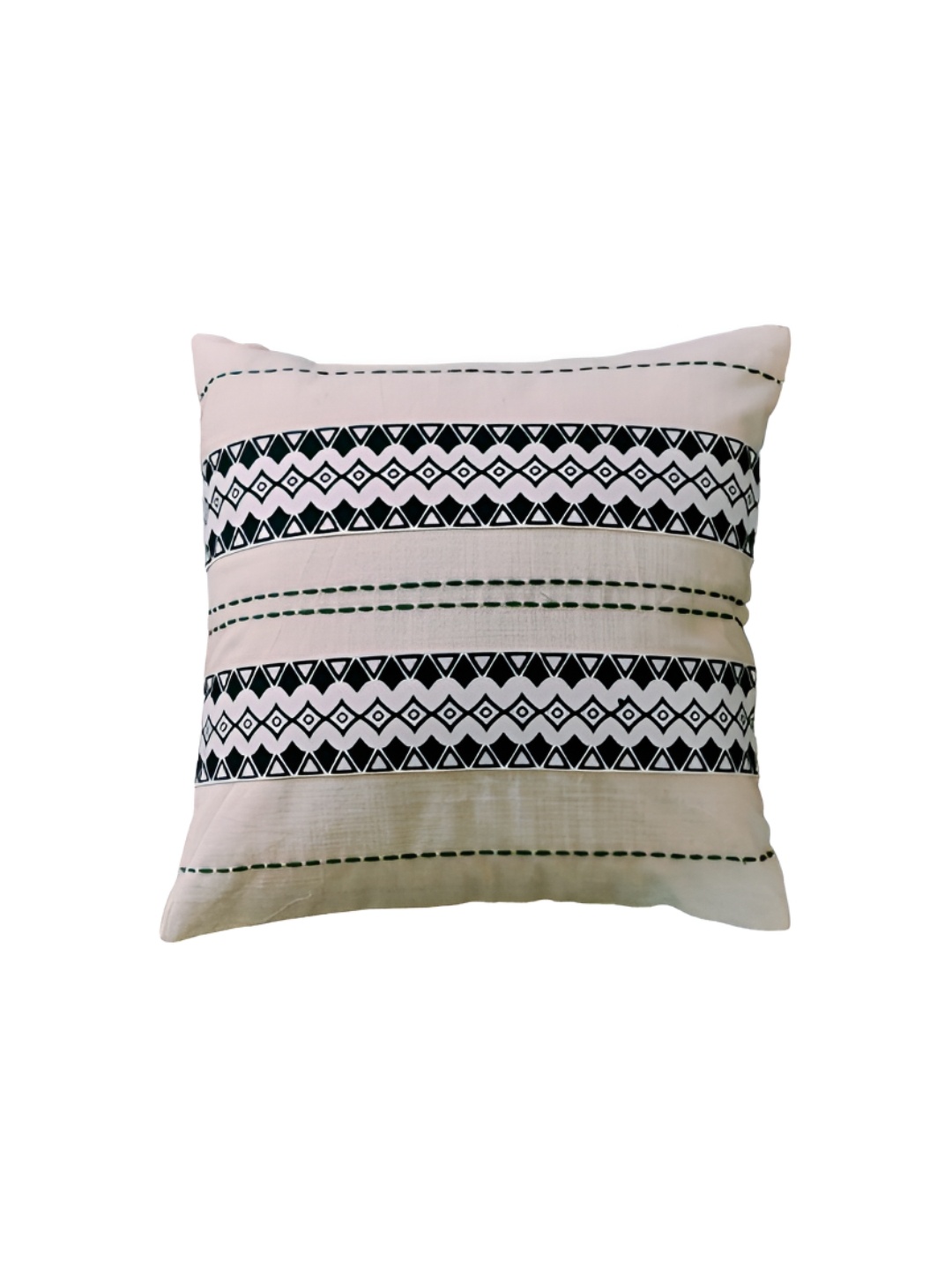 

GAB White & Black Geometric Square Cushion Covers