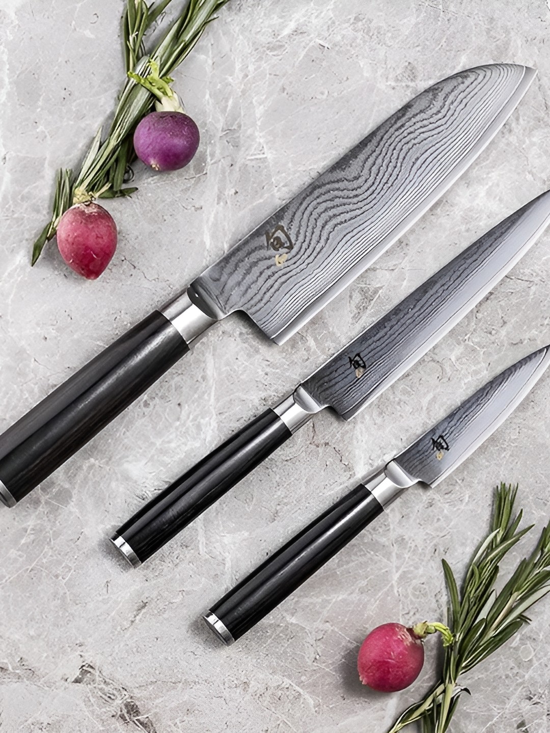 

KAI Black 3 Pieces Stainless Steel Knife
