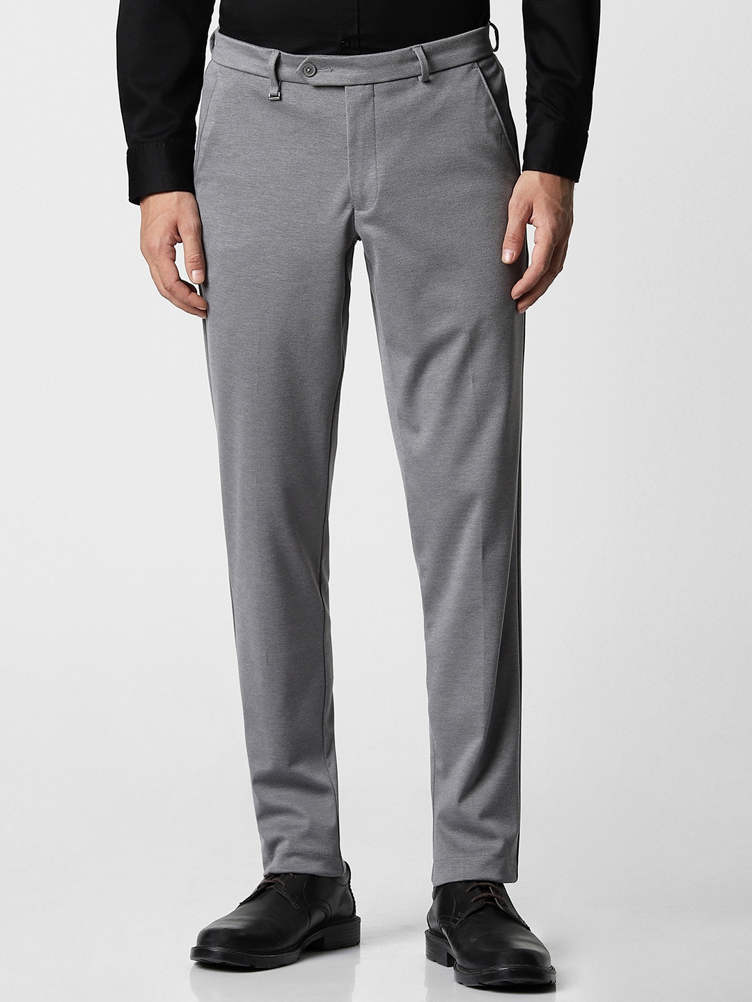 

Van Heusen Men Ultra Slim Fit Trousers, Grey