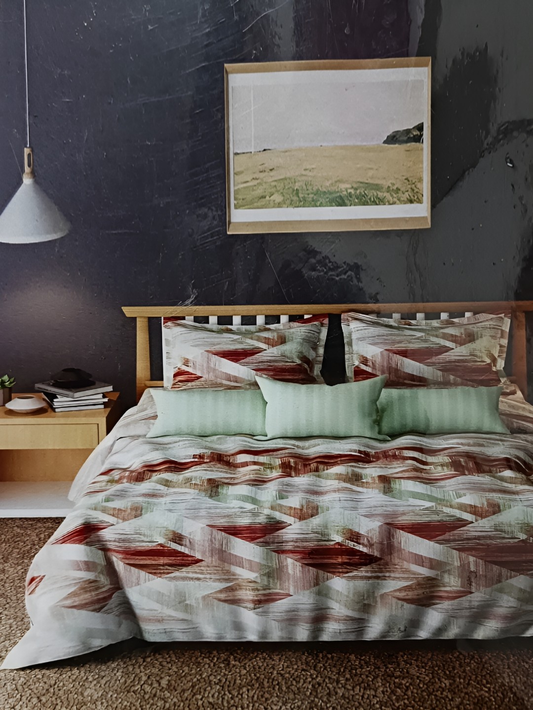 

Signature Off White & Brown 144 TC Queen Bedsheet with 2 Pillow Covers