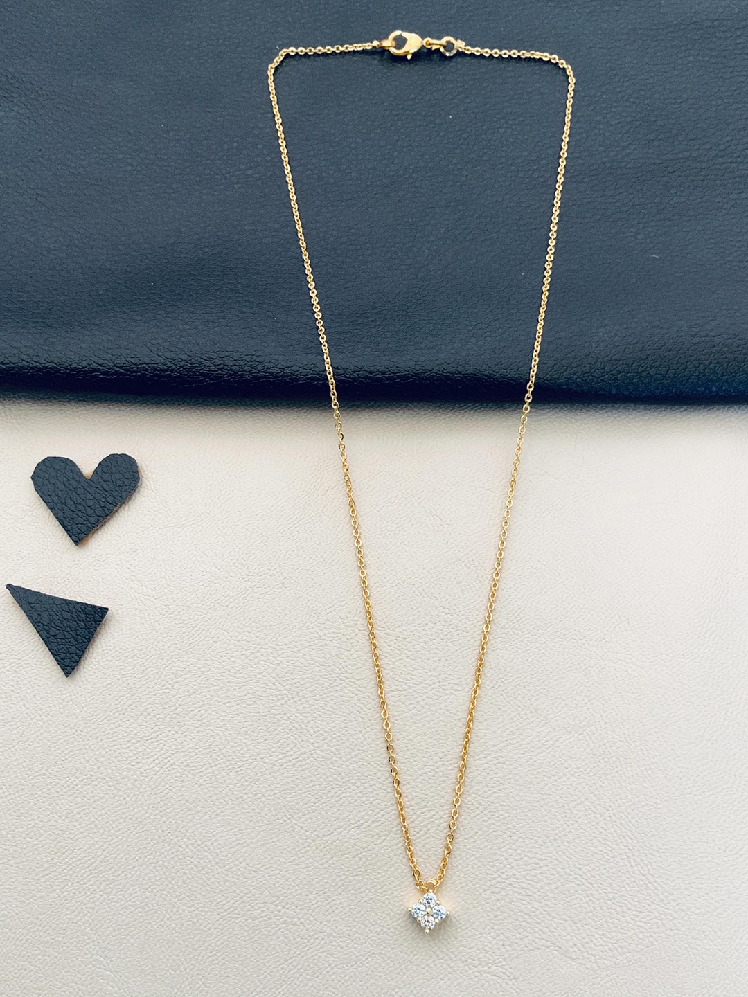 

ABDESIGNS Gold-Plated Chain With Pendant