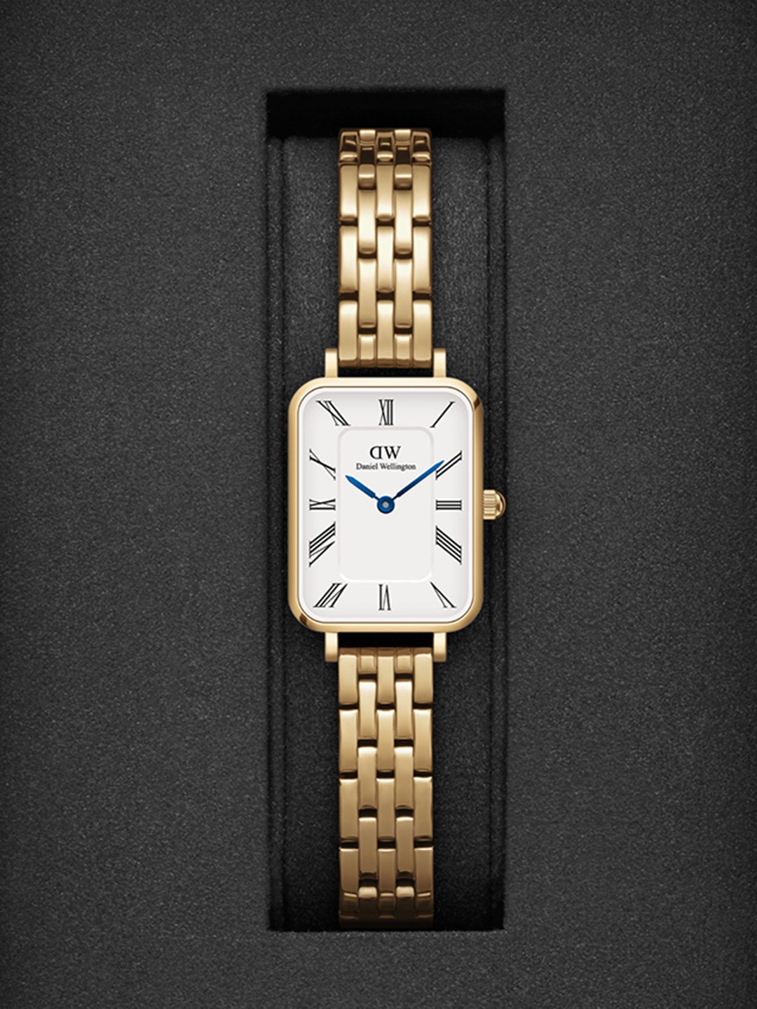 

Daniel Wellington Women Stainless Steel Bracelet Style Straps Analogue Watch DW00100688K, White
