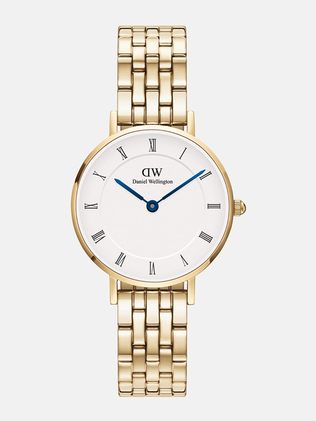 

Daniel Wellington Women Stainless Steel Bracelet Style Straps Analogue Watch DW00100682K, White