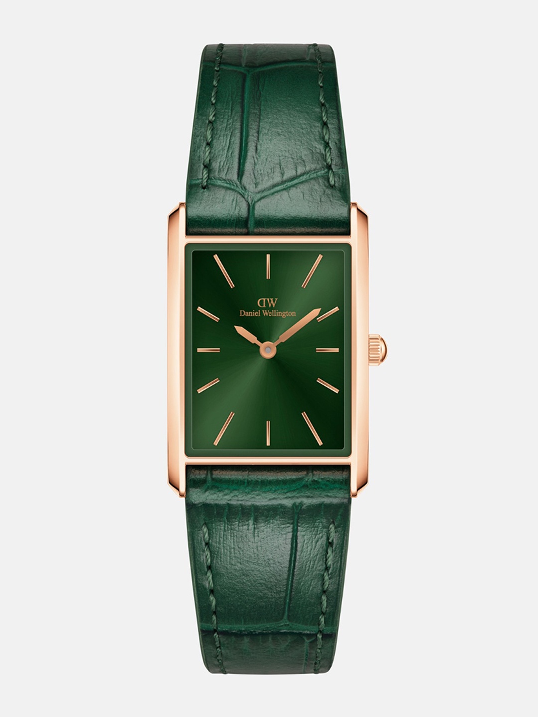 

Daniel Wellington Women Dial & Leather Bracelet Style Straps Analogue Watch DW00100694K, Green