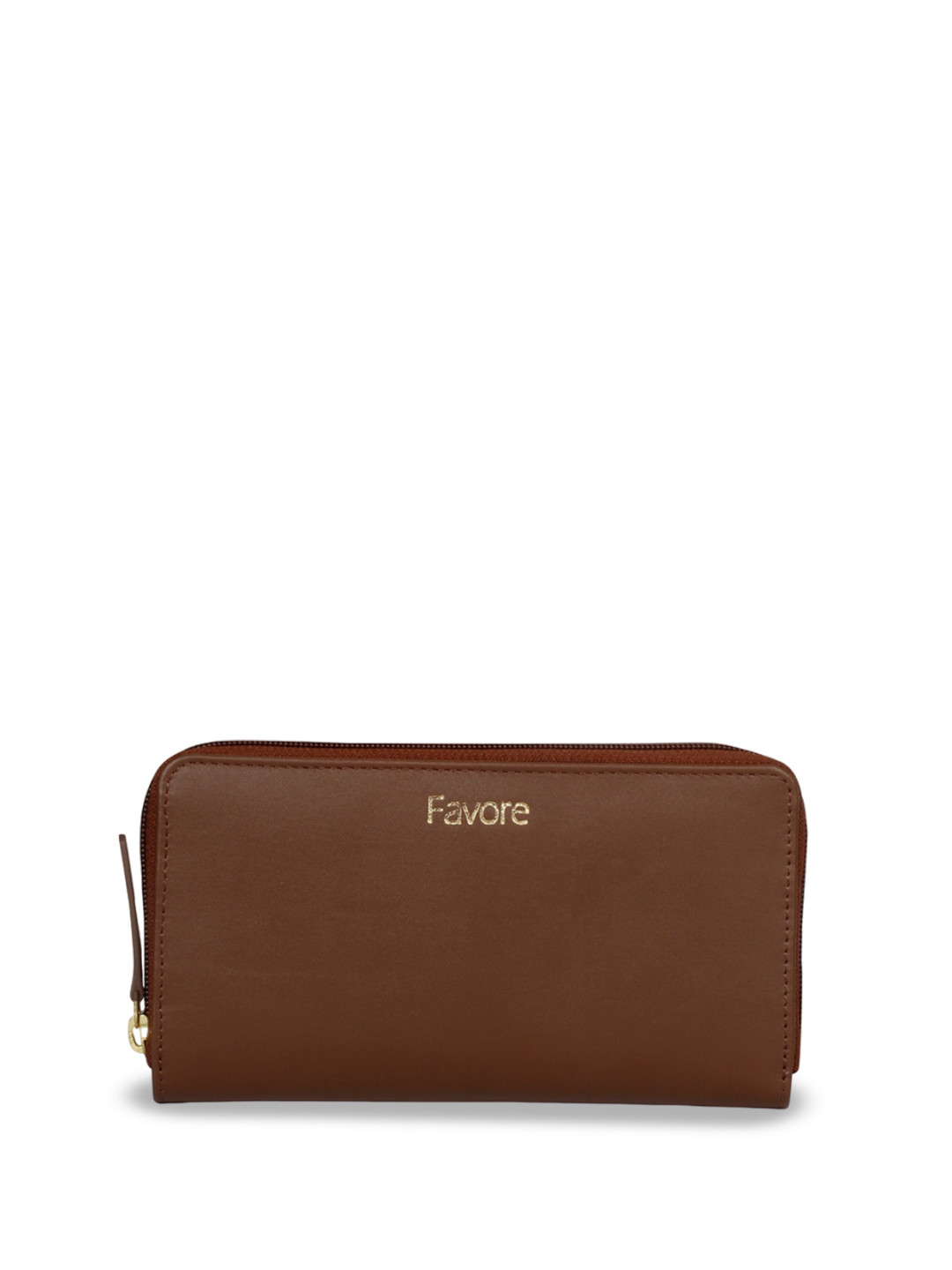 

Saint G Women Leather Zip Around Wallet, Brown
