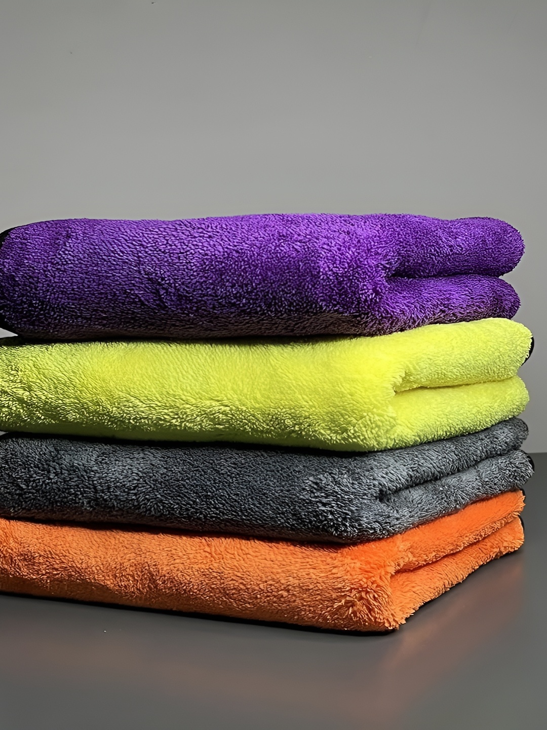 

Homerz Green & Grey 4 Pieces 800 GSM Cotton Kitchen Towels, Blue