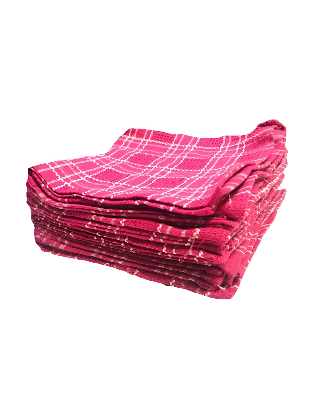 

Homerz Pink 5 Pieces Cotton Checked Kitchen Towels