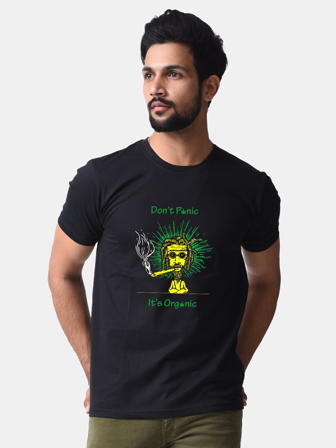 

Bloopers Store Graphic Printed Cotton T-shirt, Black