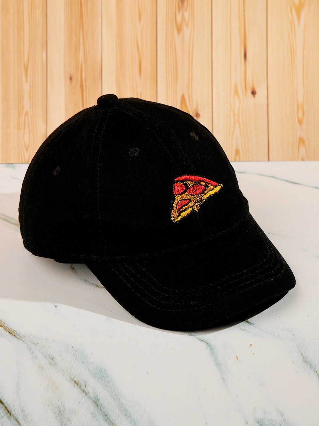 

DukieKooky Kids Embroidered Cotton Baseball Cap, Black