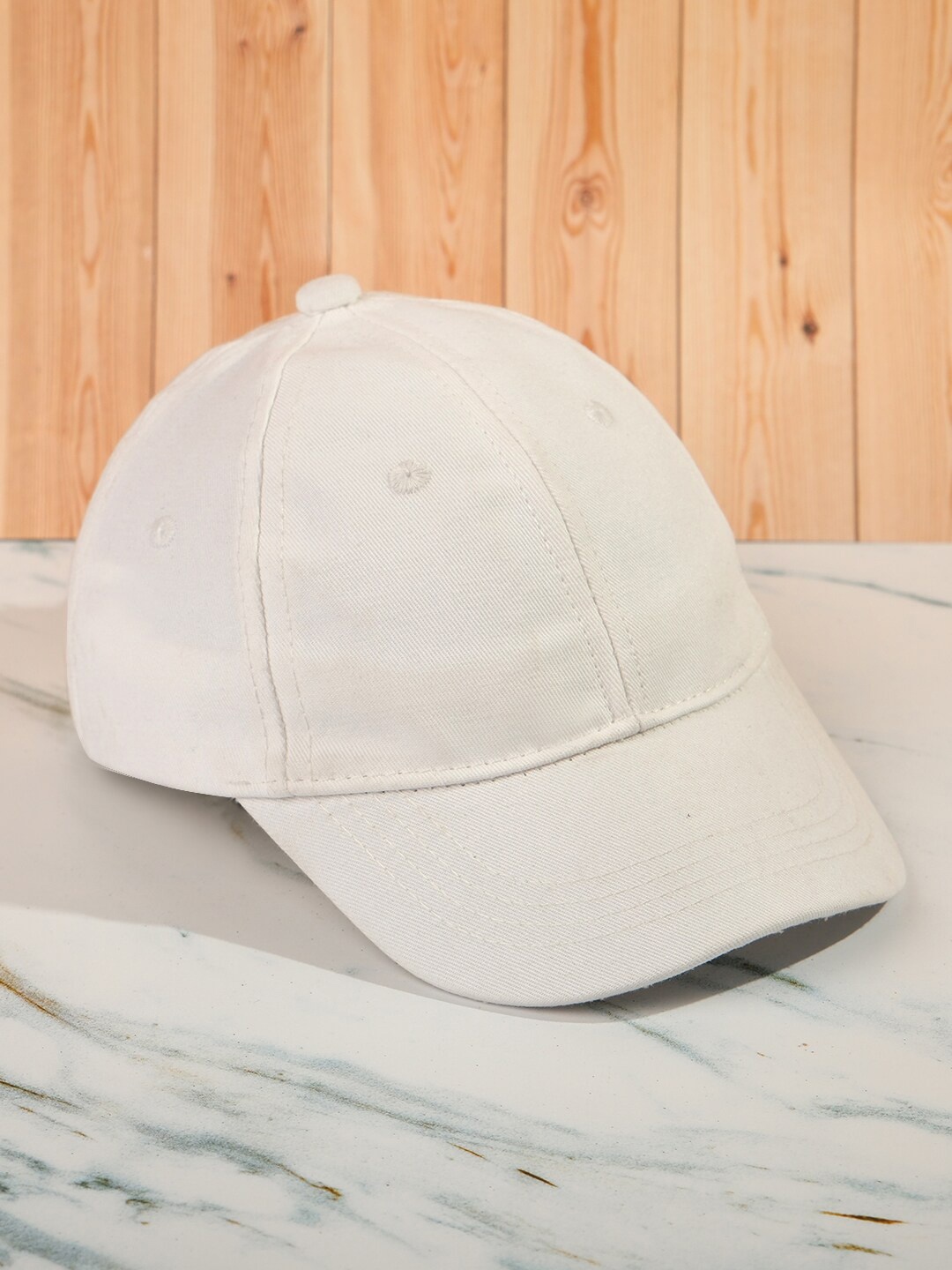 

DukieKooky Kids Cotton Baseball Cap, White