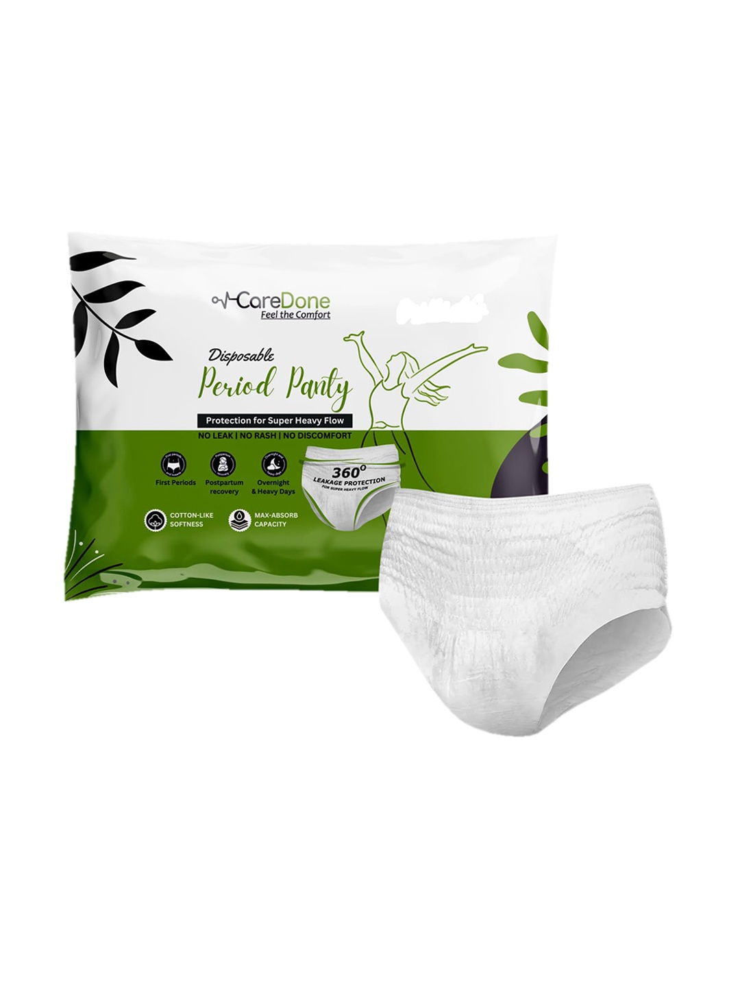 

CareDone Pack Of 3 Disposable Period Panties, White