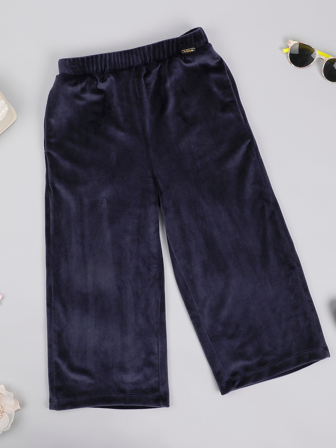 

One Friday Girls Relaxed Culottes Trouser, Navy blue